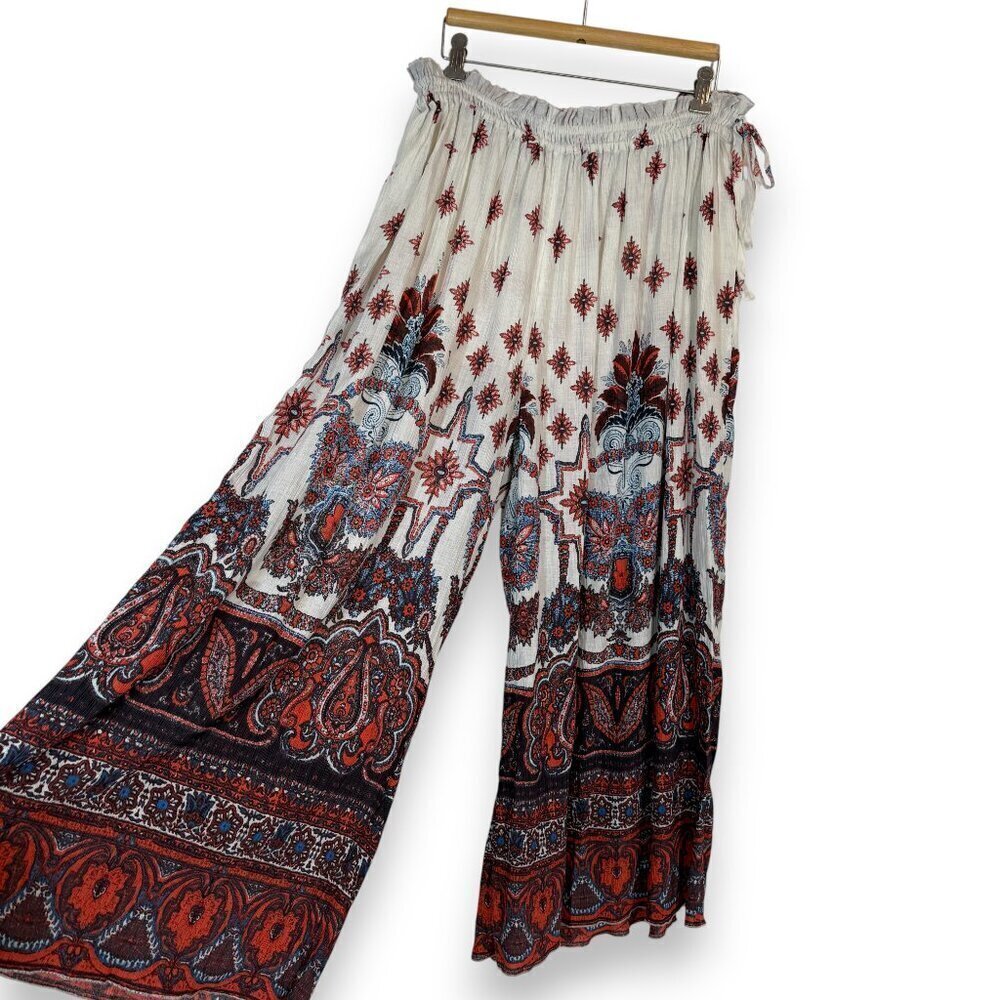 Free People Boho Wide Leg Culotte Pants Small